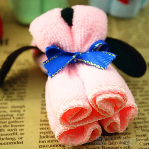12 шт собака торт форма полотенце хлопок мочалка свадебные подарки подарок