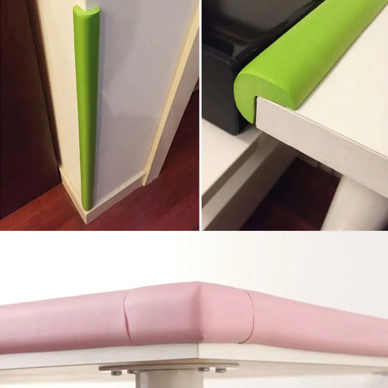 2M Children Protection Table Guard Strip Baby Safety Products Glass Edge Furniture Horror Crash Bar Corner Foam Bumper Collision