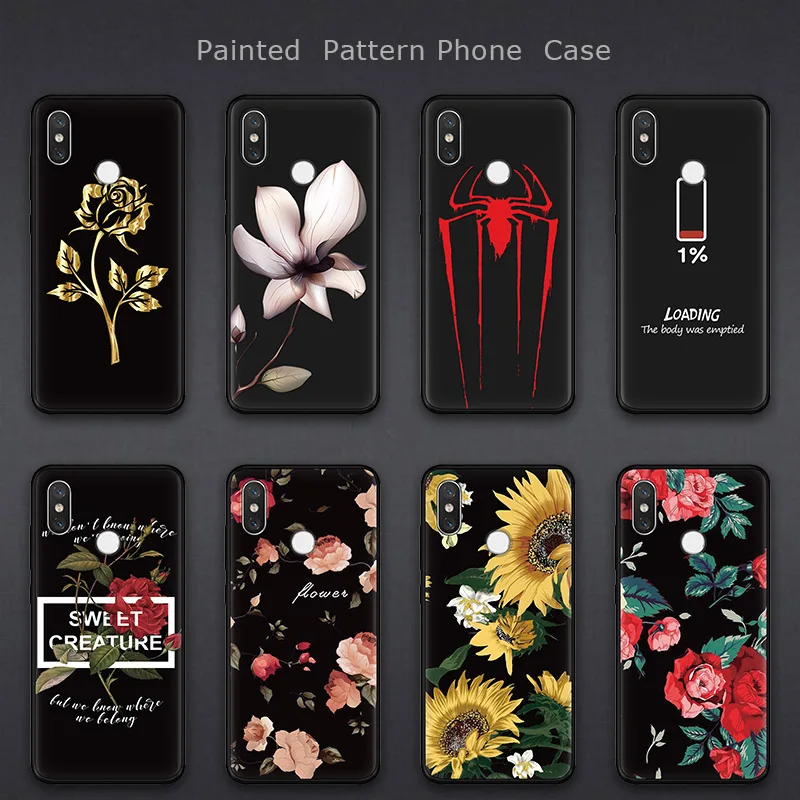Рельефный чехол из ТПУ для Xiaomi Redmi Y2 NOTE 6 Pro S2 5A 5P 6A 5 6X 5X 3 4 4X 4A A1 A2|Бамперы| |