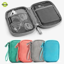Waterproof Double Layer Cable Storage Bag Electronic Organizer Gadget Travel Bag USB Earphone Case Portable Digital Organizador