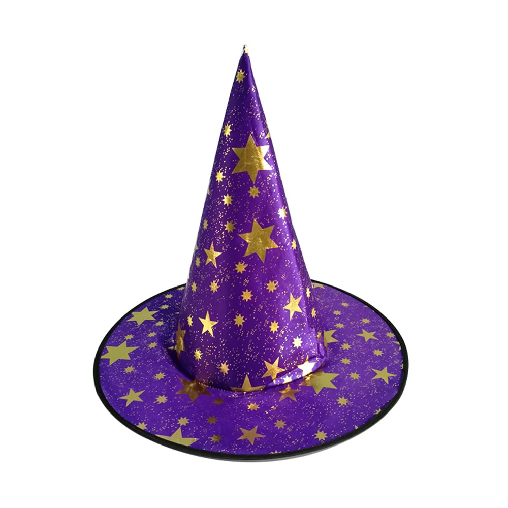 Шляпы ведьмы маскарадные ленты Шляпа Волшебника вечерние шапки косплей костюм аксессуары Хэллоуин Вечеринка нарядное платье Декор - Цвет: show as photo