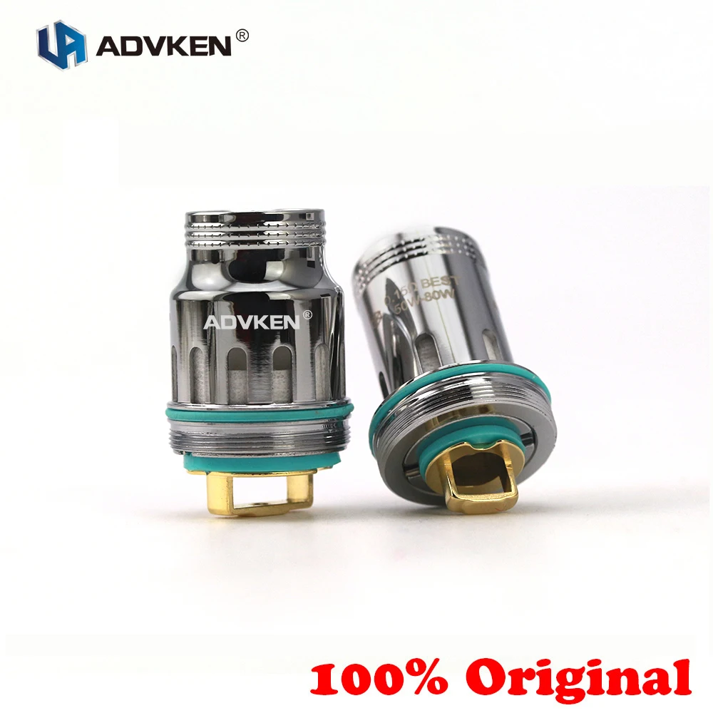 

100%Original Advken Dark Mesh Coil For Advken Dark Mesh Tank Atomizer including 0.15ohm Single/Triple Mesh Coil vs Advken Manta