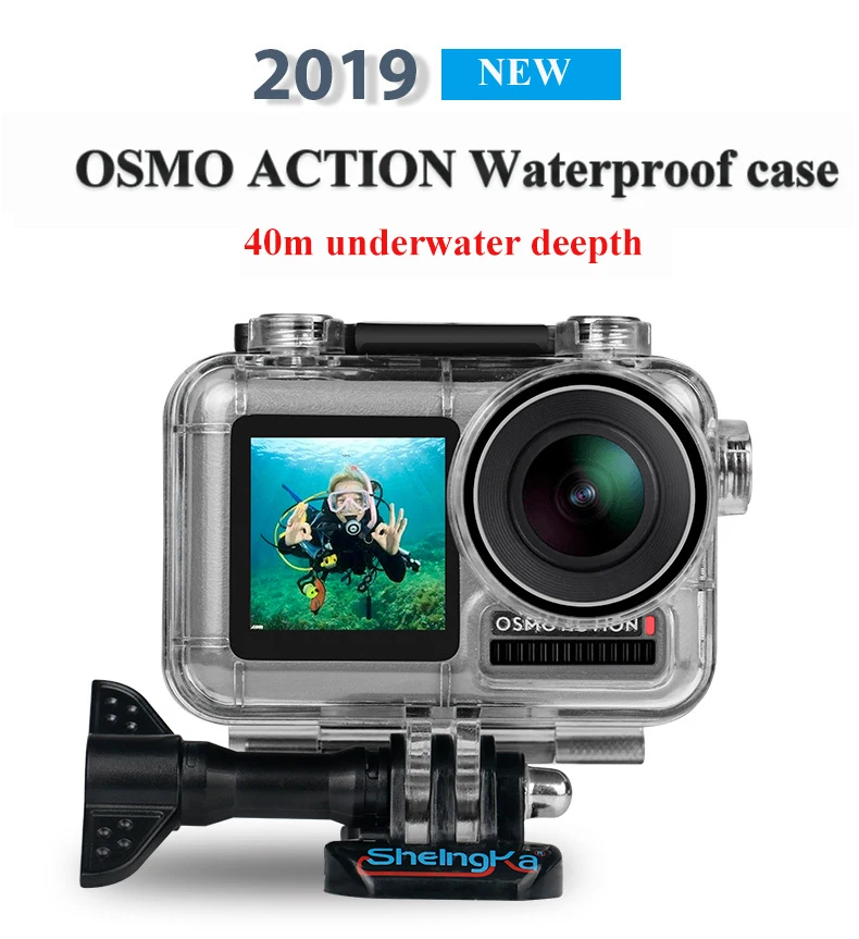 Xiaoyi and Other Action Cameras Reliable DJI OSMO Action Fixed Metal Motorcycle Holder Mount for GoPro HERO8 Black//Max // HERO7 Color : Red