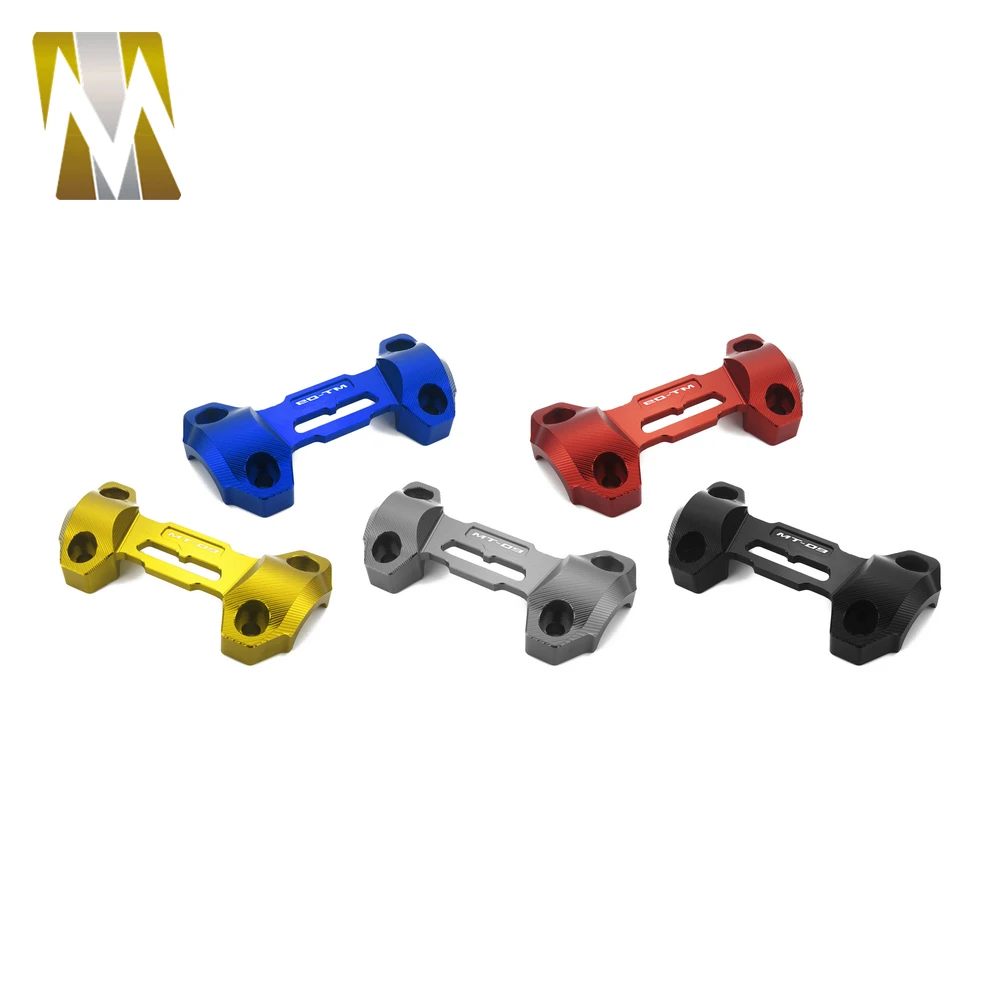 For Yamaha MT09 Handlebar Fat Handle Bar Riser Mount Clamp Top Cover (31)