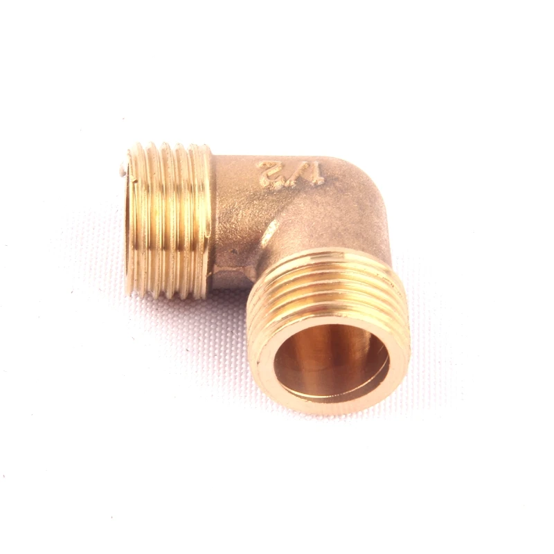 10pcs 1/2 Inch Male Thread Brass Elbow Connector 90 Degree Hose Joint for Irrigation System | Дом и сад