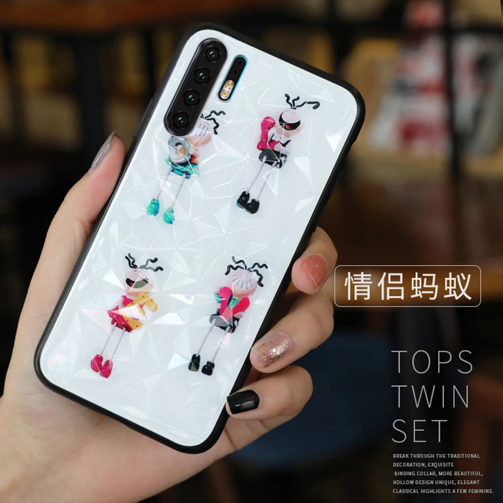 3D Diamond Case For Huawei P30 Pro P20 Lite P Smart 2019 Nova 4 3 3i On Honor 10i 10 8X 8A 8C 7C 7A Y6 2019 Y7 Pro Y9 2018 Case  (4)