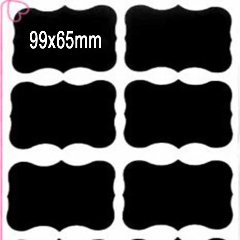 

Chalkboard Sticker Craft Jar Organizer Labels Waterproof and removable chalkboard labels for Kitchen