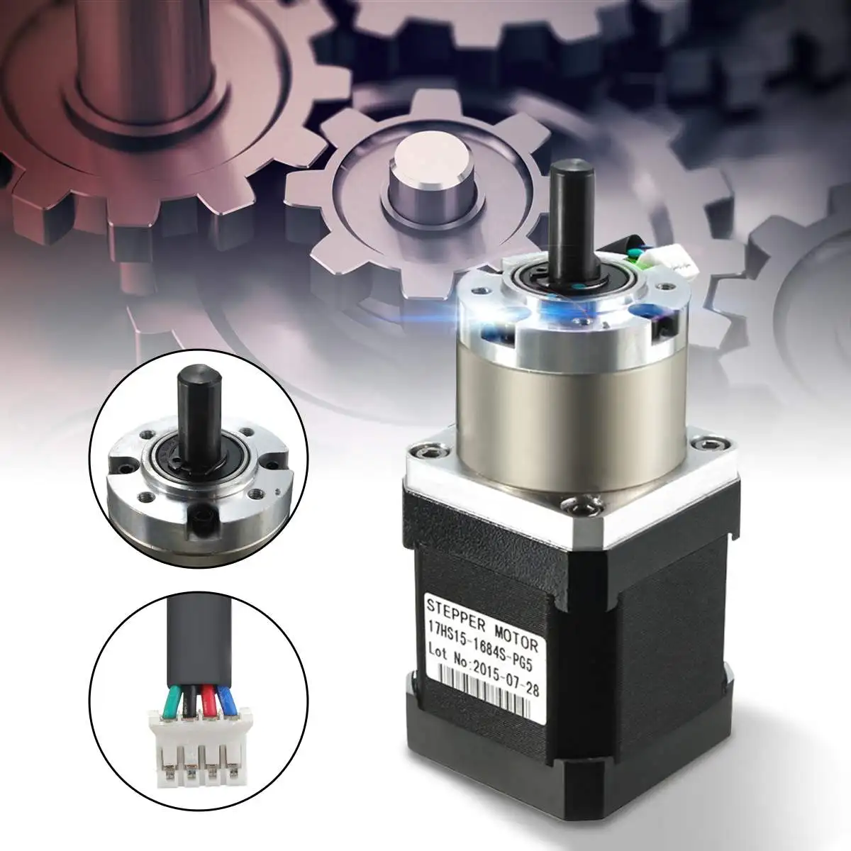 

Nema17 Stepper Motor 42 motor Extruder Gear Stepper Motor Ratio 5.18:1 Planetary Gearbox Nema 17 Step Motor