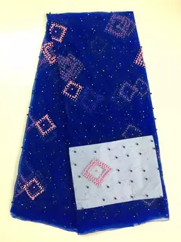 

color pearls tulle lace with beads,mesh lace beautiful african lace fabric french net lace clothJY
