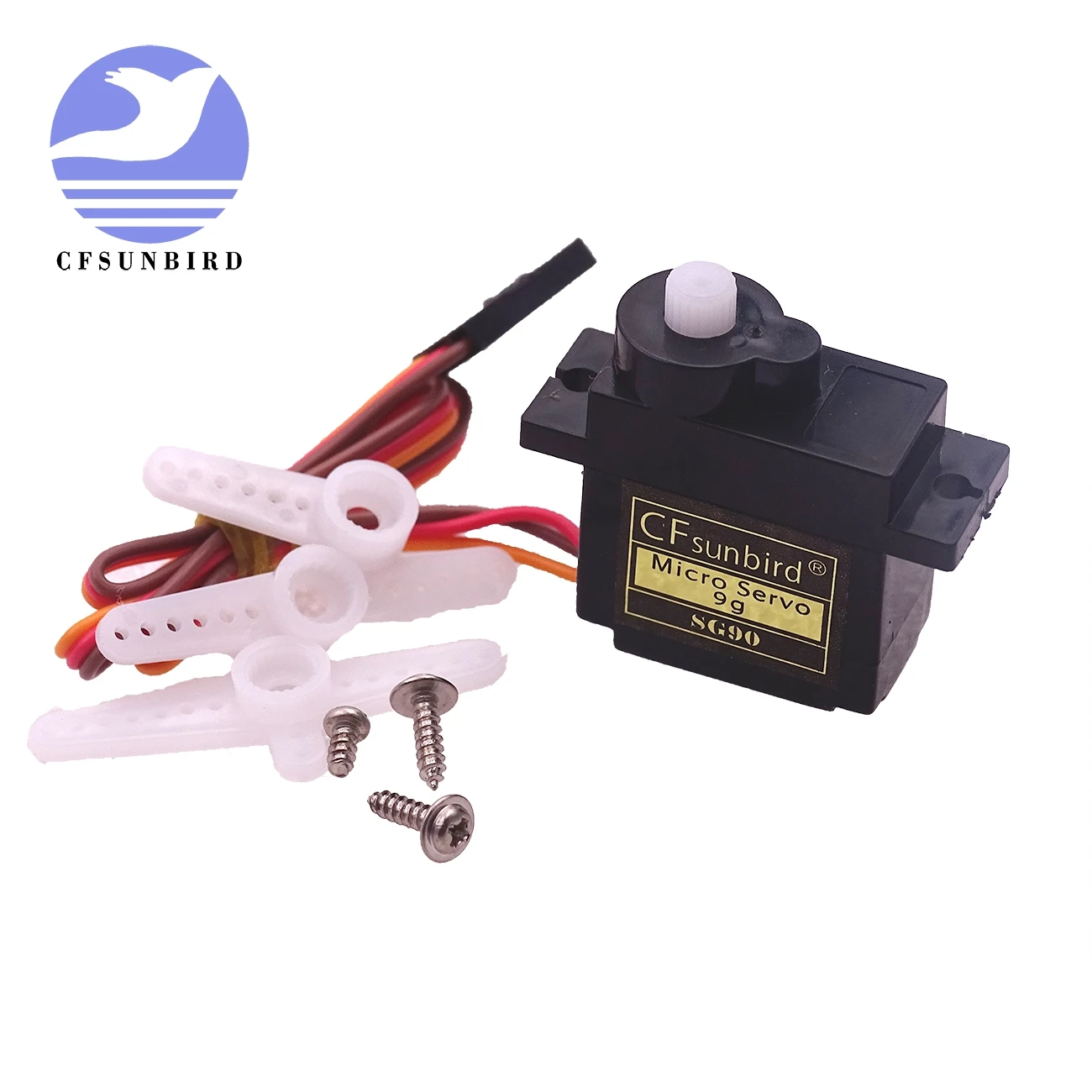 1 шт. черный SG90 Pro 9g микро сервопривод для самолета 6CH rc вертолет kds esky align