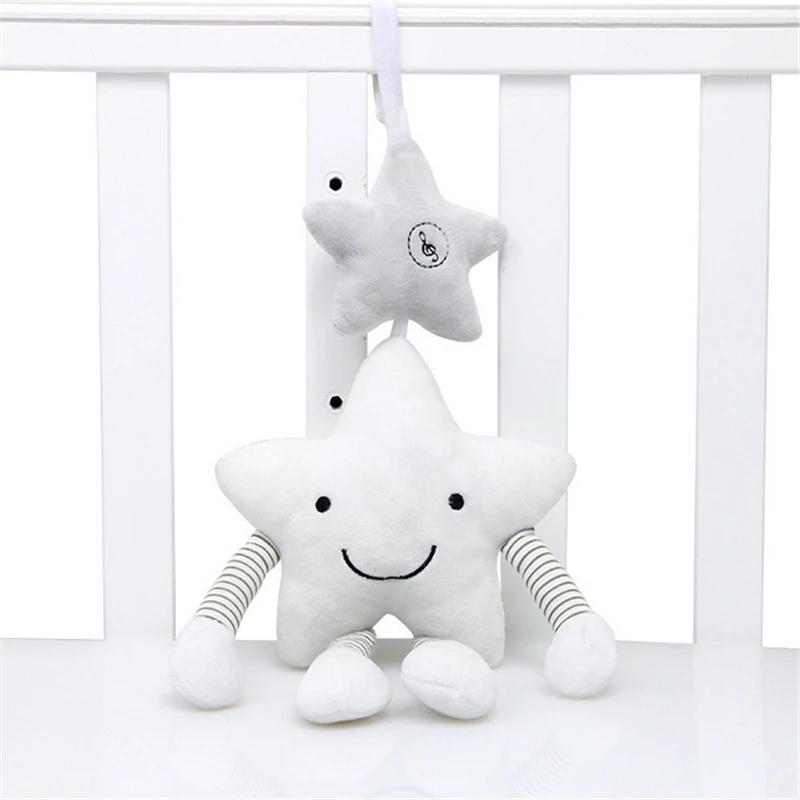 Baby Rattles Toy For Stroller Music Star Crib Hanging Newborn Mobile Rattle Babies Educational Plush Toys Baby Toys 0-12 Months