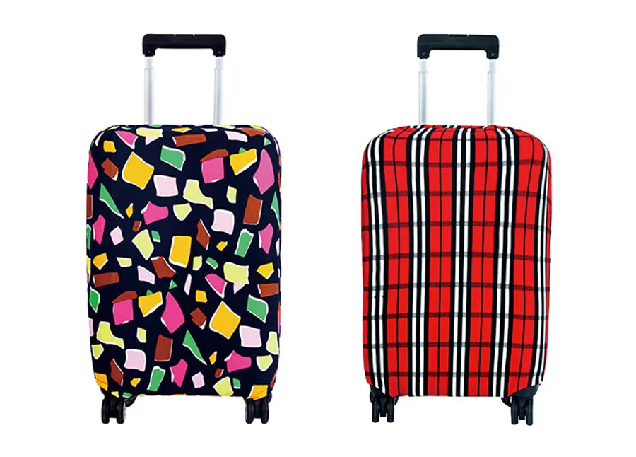 Wehyah эластичный чехол для чемодана, чехлы для путешествий, аксессуары с принтом в полоску, пылезащитный чехол 18 ''-20'', однотонный ZY133