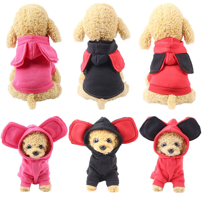 

Pet Dog Clothes Winter Cartoon Dogs Pets Clothing for Dogs Coat Jacket Cute Dog Hoodies Puppy Clothes Pet Costume Roupa Cachorro