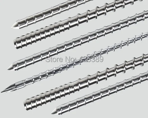 

1 pcs 55/30mm Single screw for plastic machine 55mm screw for extrusion/ injection/ blowing/cable/chemical fiber machine