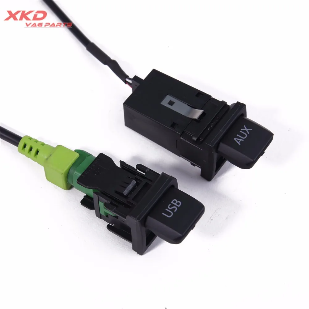 5M0 035 724 AUX и USB входной выключатель набор кабелей для Golf Je tta MK5 MK6 RCD510/RNS510/RNS315