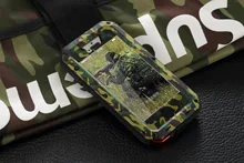 Premium Protection For Apple iPhone 4 4S 5 5S 5G SE Metal Case Shockproof Waterproof Military Camouflage Hard Phone Case Cover