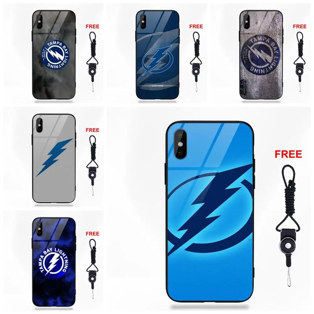 Soft TPU Frame Tempered Glass Mobile Phone Covers Tampa