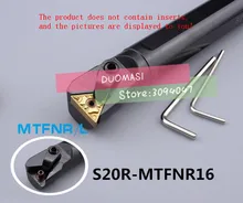 S20R-MTFNR16, 91 graus ferramenta de torneamento interno, Ferramenta torno chato bar, CNC Ferramenta de Tornear, Máquina ferramenta Torno