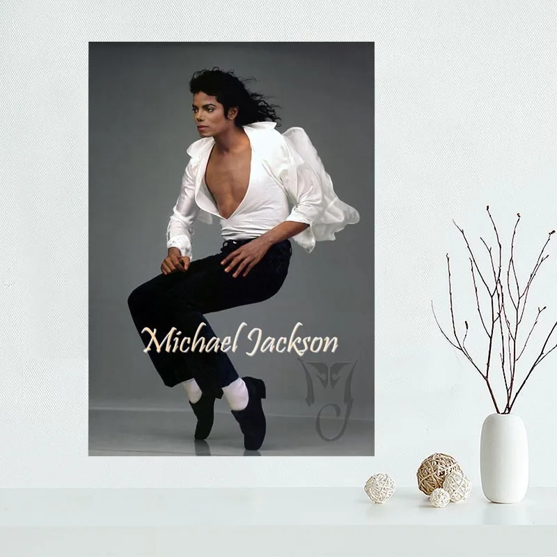 

High Quality Michael Jackson Custom Canvas Poster Home Decoration poster cloth fabric Canvas Painting wall poster print