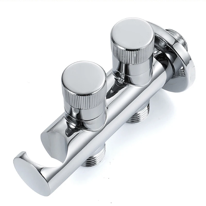 Brass Chrome Bidet Faucet Toilet Shower Hand Held Bidet Spray Gun Telescopic Hose Single Cold Wall Mounted Bathroom Accessories