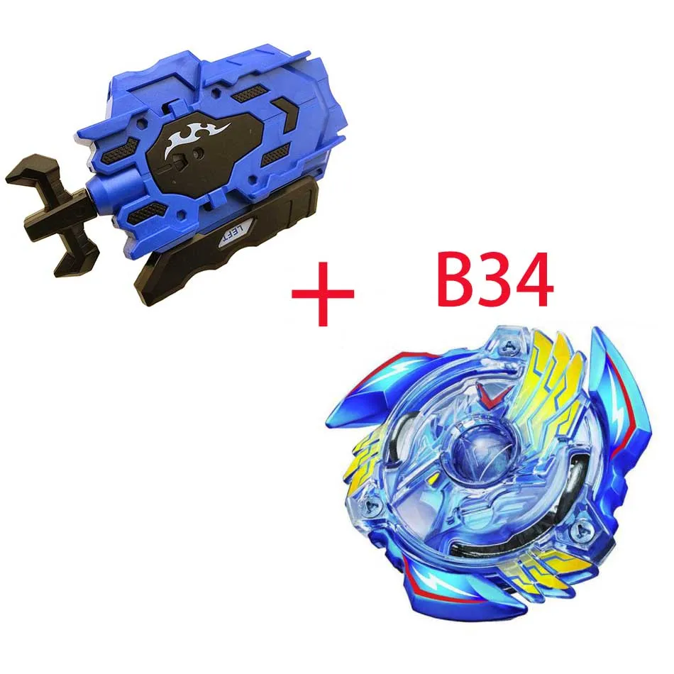 Горячие стили B122 Beyblade Металл Fusion Bayblade Brust Топ Bayblade burst bay blade Launcher Bayblade игрушки для детей Подарки - Цвет: B34