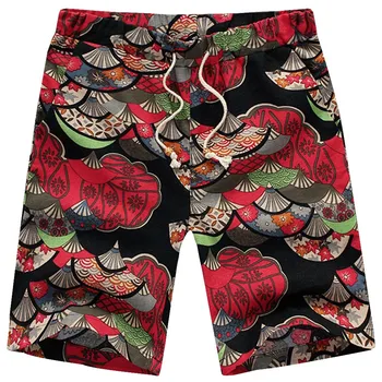 

men pants Men's Summer Sport Work Casual Print Beach Pants