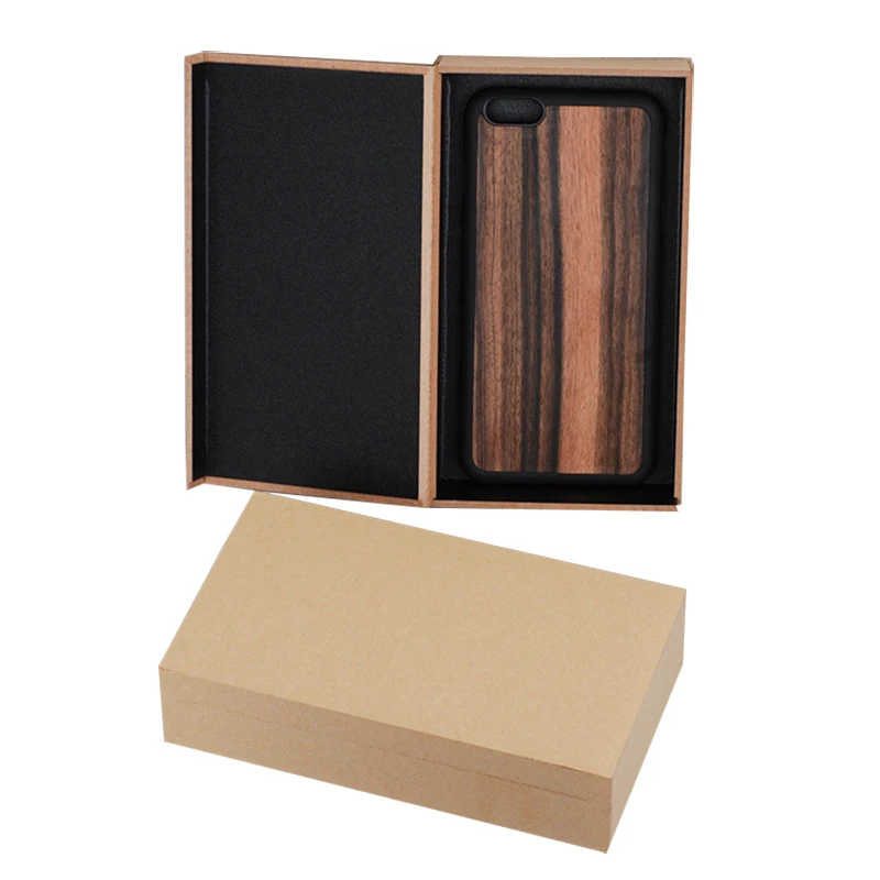 100pcs Wholesale Universal Packaging Box for iPhone Samsung Huawei Phone Case Tempered Glass Power Bank Retail Wooden Gift | Мобильные