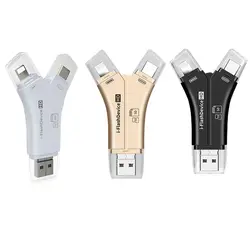 4 в 1 Plug And Play легкий телефон портативный стабильный Y Форма компьютер Multifunction фото Card Reader