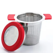 50 шт. Премиум Чай заварки создание в кружка Нержавеющая сталь с длинными ручками для замачивания вкладыш Чай, крышка в комплекте