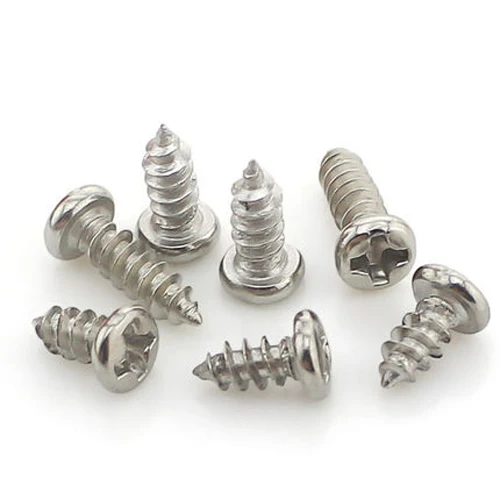 100Pcs M1.7 Phillips Round Head Screw Alloy Self tapping screw cross