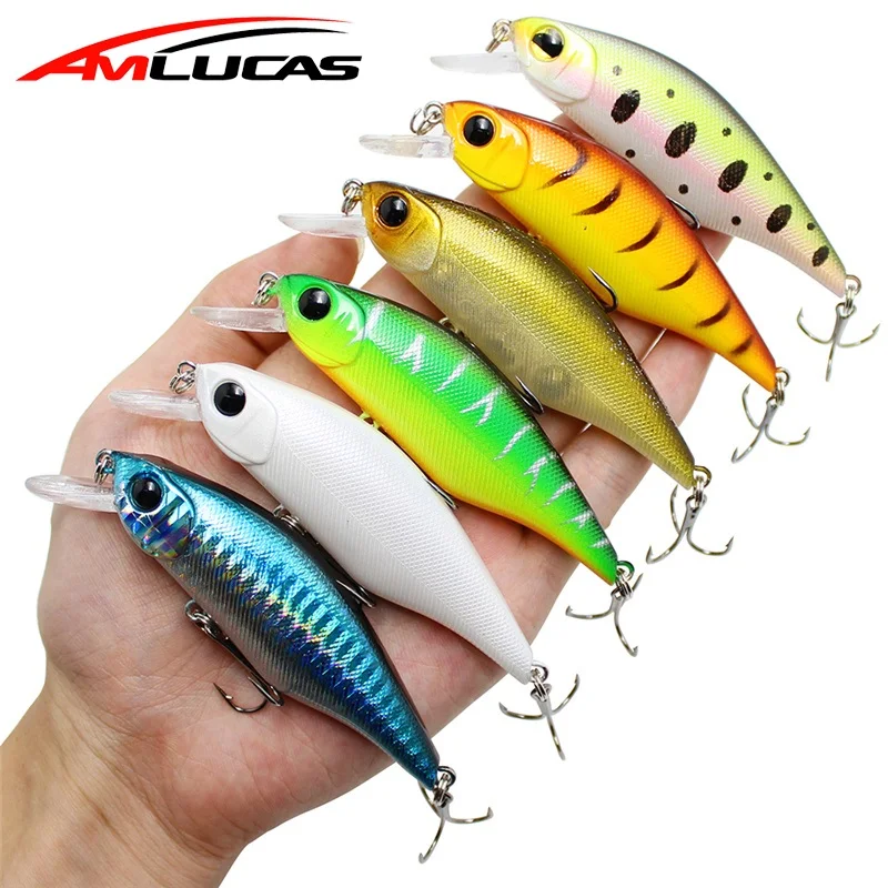 Amlucas 10 Цвета Рыболовная Приманка Minnow 90 мм 11 1g искусственная приманка жесткая