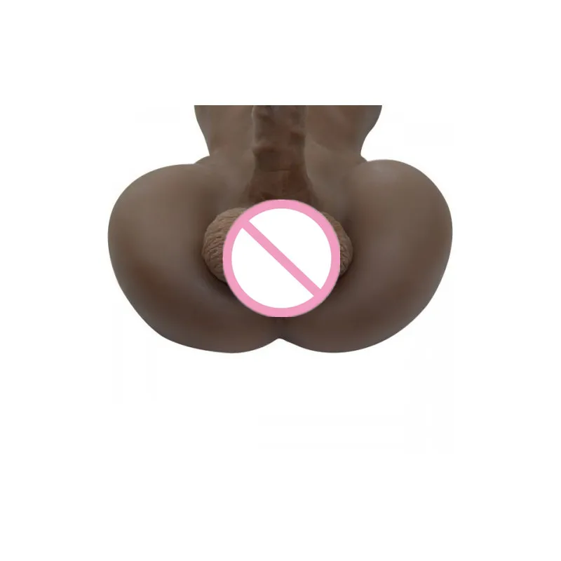 Black Full Silicone Lady boy font b Sex b font font b Doll b font with