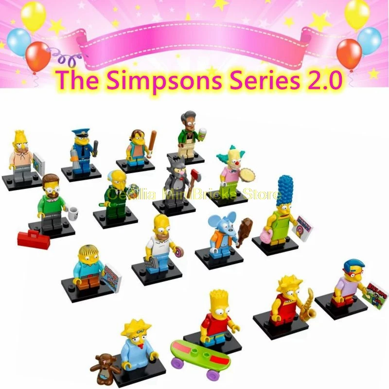 

Legoing Simpsons 16004 Kwik-E-Mart 71016 Building Blocks Toys for Children Compatible With Legoings Avengers Endgame Marvel