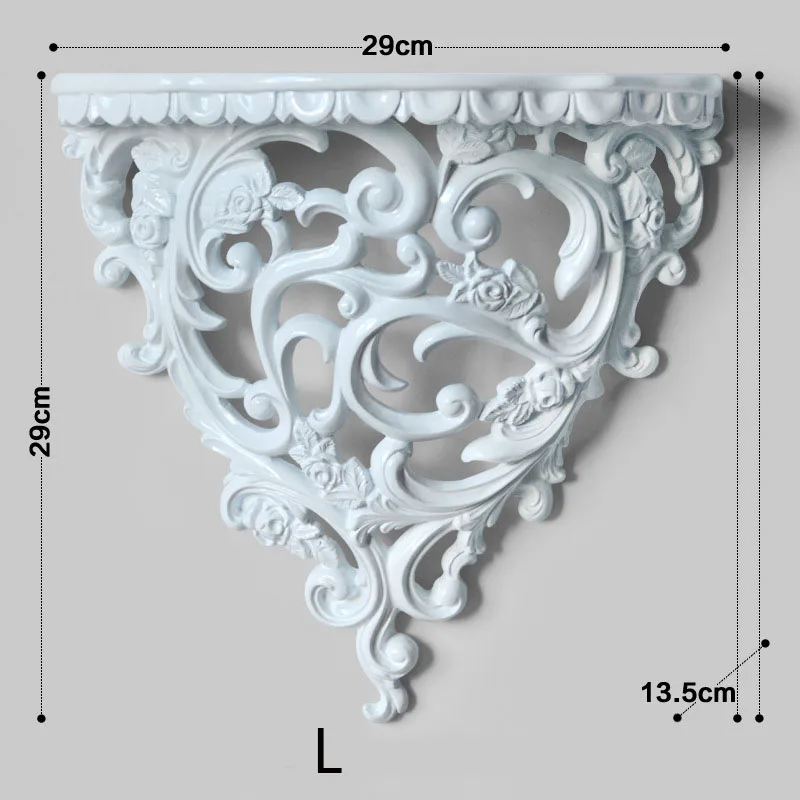 Креативные настенные объемные полки из смолы в европейском стиле, перегородки для гостиной, настенные украшения