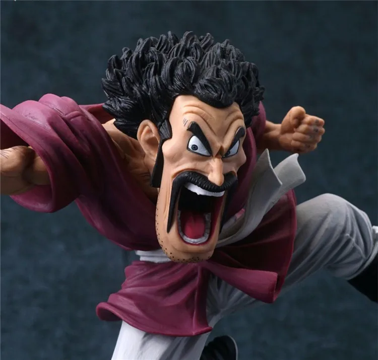 

action 14CM Anime Dragon Ball Z Hercule Figure ring name Mark pvc 5.5" Collection 1/8 scale Hobby Movie Best Doll Best Gift Toy