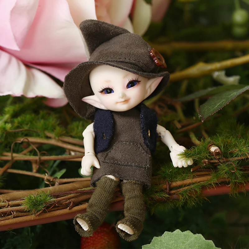 Новые поступления Realpuki Tyni Fairyland BJD кукла 1/13 розовая улыбка эльфы игрушки подарок шаровой шарнир глаз и