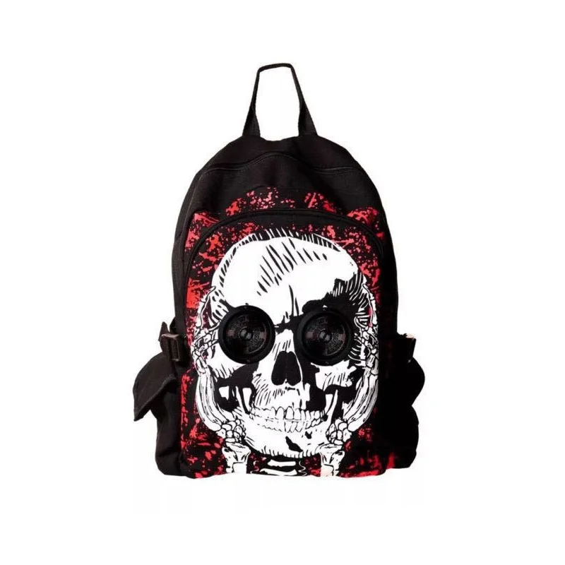 

Hot Sale Out-Door Style Fashion Canvas Backpack Bluetooth Audio Multi-Function Backpacks