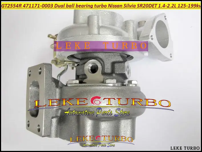 GT2554R 471171-0003 471171 14411-5V400 Dual ball bearing Turbo Turbocharger For Nissan Silvia SR20DET 1.4L-2.2L D 125KW 199KW (6)
