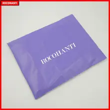 100x на заказ Фиолетовый Цвет поли отправка почтовых посылок сумка для покупок Экспресс упаковка