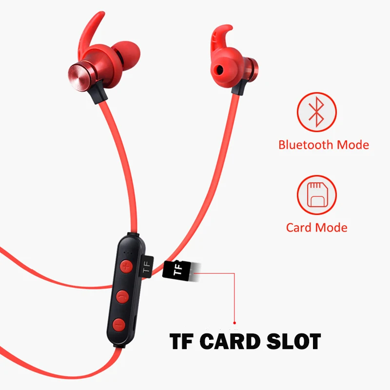 Спортивные Bluetooth наушники Arikasen с MP3 плеером беспроводные 5 0 водонепроницаемая