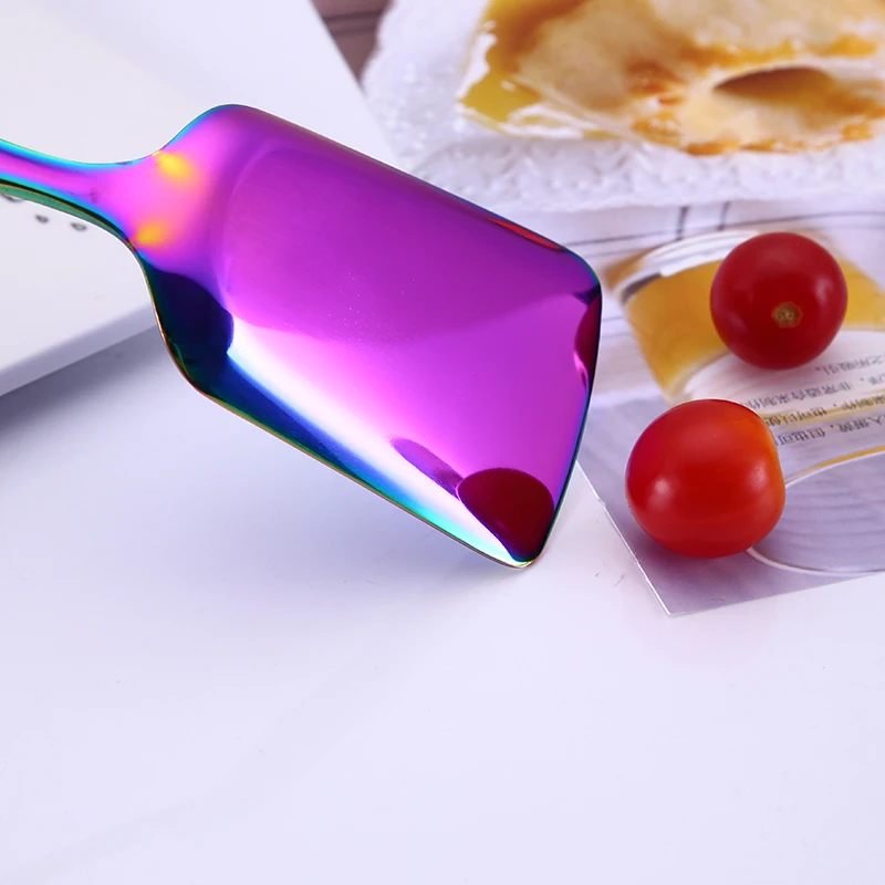 Rainbow Kitchenware set Stainless Steel Cookware Public Buffet Spoon Restaurant Cook Gadget Serving Spoons Fork Turner Colander Rainbow Kitchenware set Stainless Steel Cookware Public Buffet Spoon Restaurant Cook Gadget Serving Spoons Fork Turner Colander