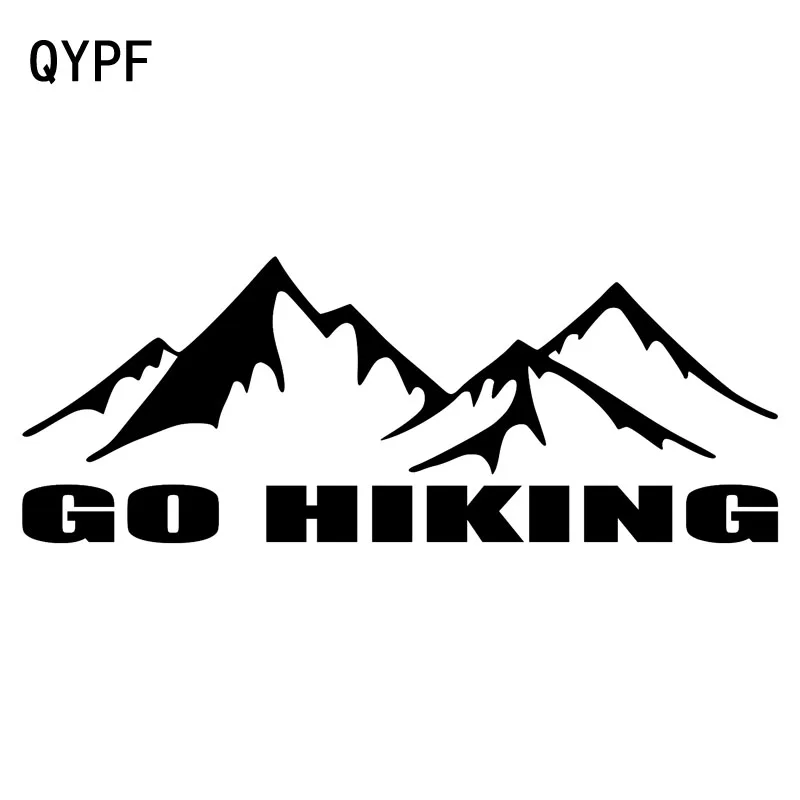 QYPF 19 3 см * 7 4 походы в горах интересные виниловые автомобильные наклейки на окна |