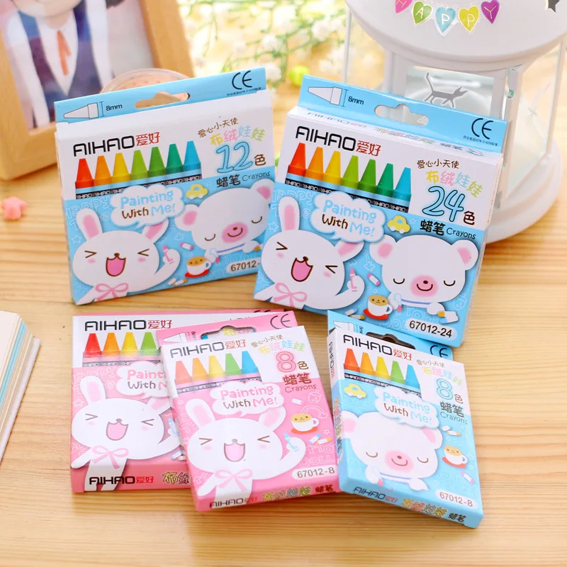 

12 Colors/Lot Crayon Drawing Toys Set Learning & Painting On Board Creative Gift For Children/Kids Fashion Chinese style