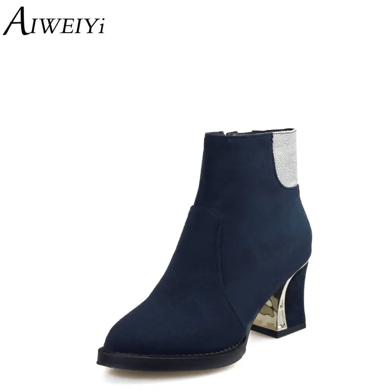 skin ankle boots