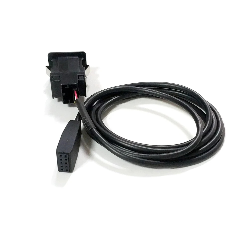 Автомобильный 3 5 мм аудио вход AUX в гнездо 10Pin CD Changer жгут проводов кабель для BMW E46