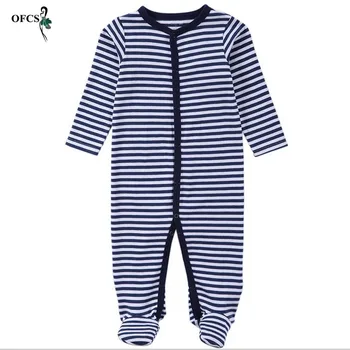 

New Retail Baby Rompers Boys Girls Clothing Quilted Long Sleeve Jumpsuits Newborn Clothes Boneless Sewing Children Cotton Spring