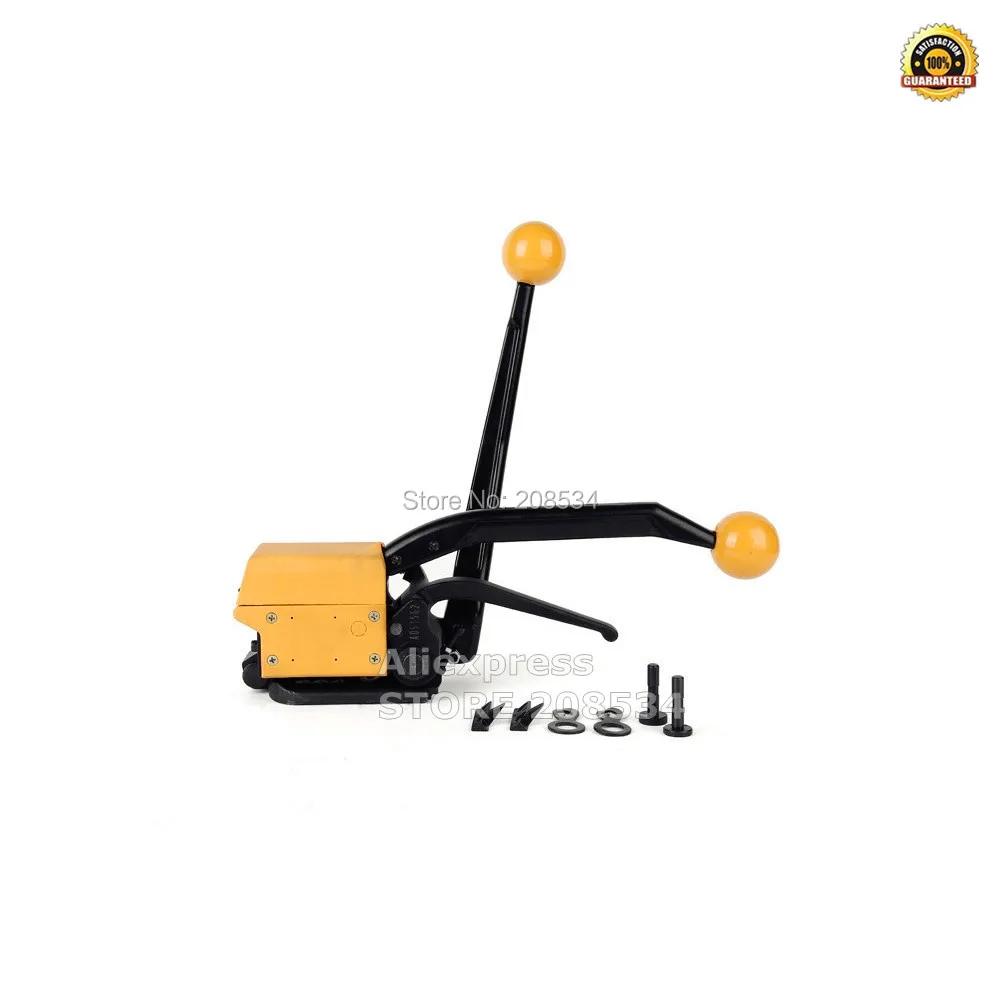 A333 Manual Combination Sealless Steel Strapping Tool ,Metal Strapping Machine 3 Function(Tensioner,Sealer ,Cutter) for 13-19MM