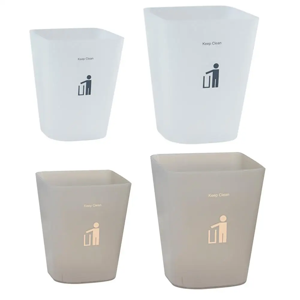 Innovative Simple Trash Can Japanese Household Uncovered Nordic Style