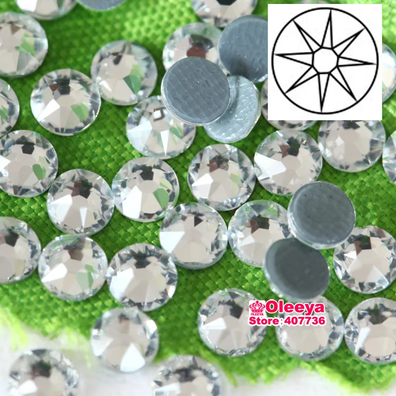 

Excellent Quality Best Grade White Hot Fix Rhinestones Iron On Hotfix Rhinestones Crystal Glass Strass Wedding Dress Y3552