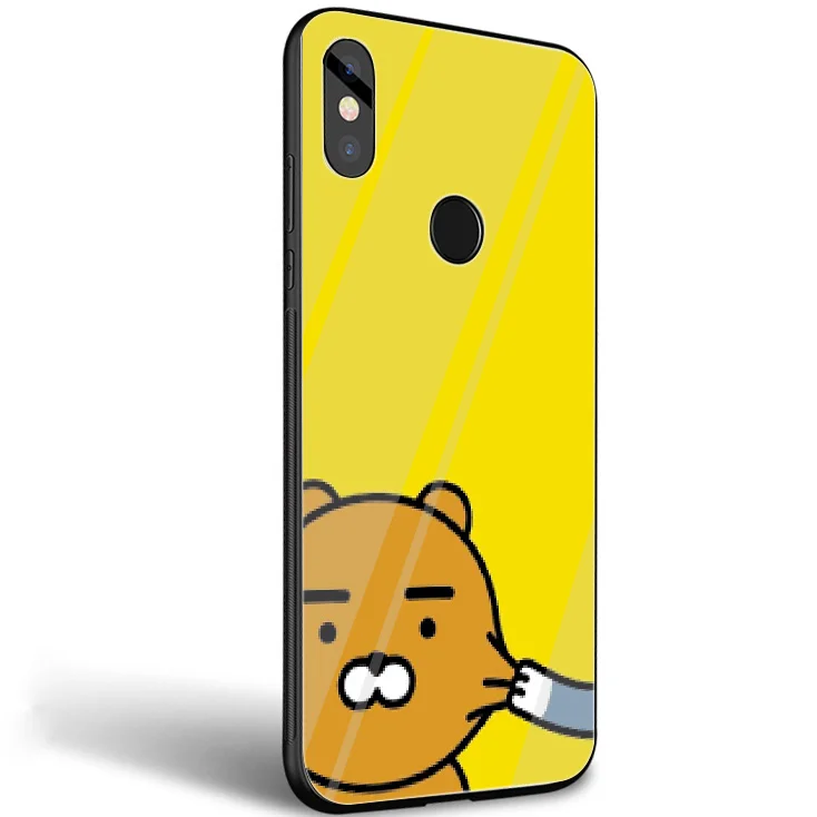 Desxz стеклянный TPU Забавный чехол для xiaomi 8 Lite A1 A2 9 redmi note 5 6 7 Pro 6A 4X 5X 6X Pocophone